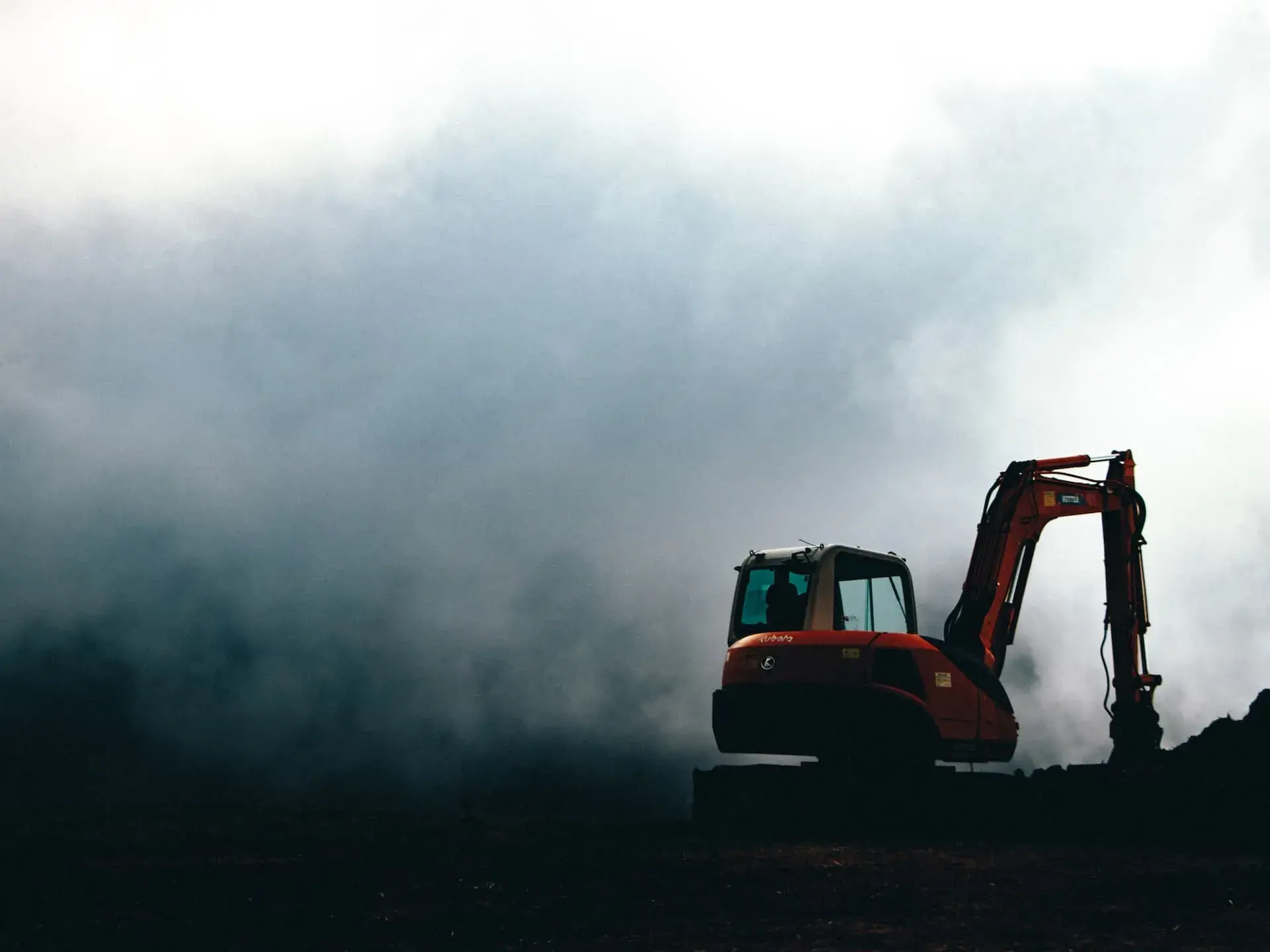 Bulldozer in Shadow