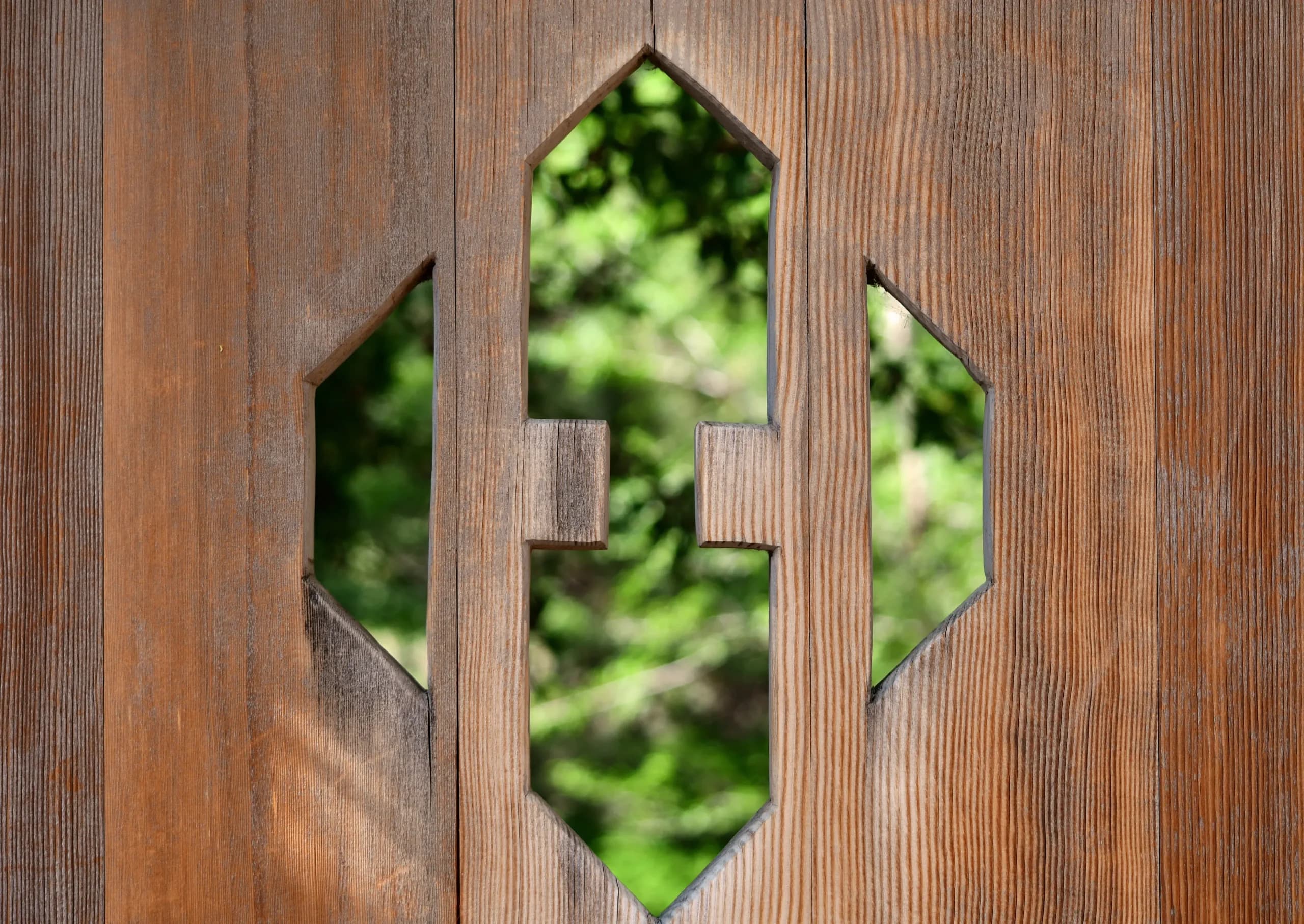 Custom Woody Fence Design