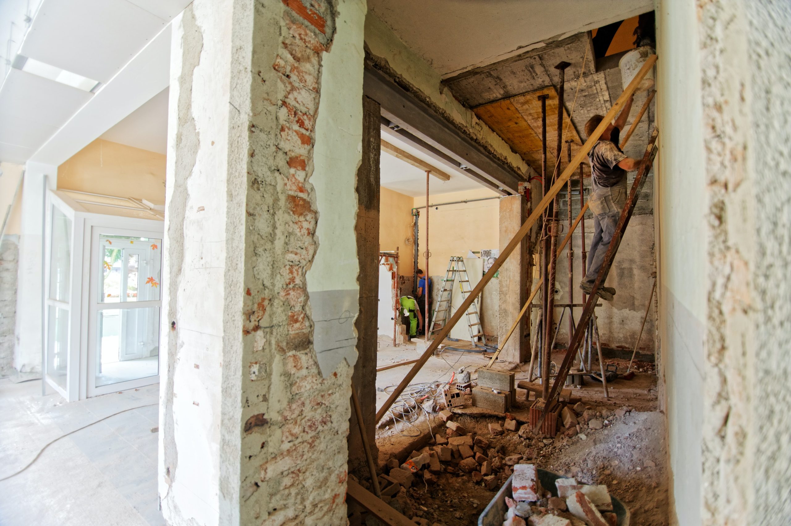 Illustration of the demolition interior